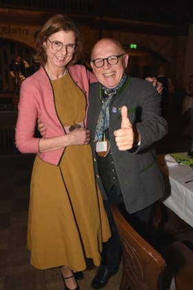 Gerda Reichert Landlady Juergen Kirner Cabaret Artist Actor Saenger Munich 04 02 2026 Hofbraeuhaus Takeover New State Hofbraeuhaus Director Dr. Joerg Lehmann Photo Munich