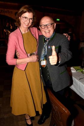 Gerda Reichert Landlady Juergen Kirner Cabaret Artist Actor Saenger Munich 04 02 2026 Hofbraeuhaus Takeover New State Hofbraeuhaus Director Dr. Joerg Lehmann Photo Munich