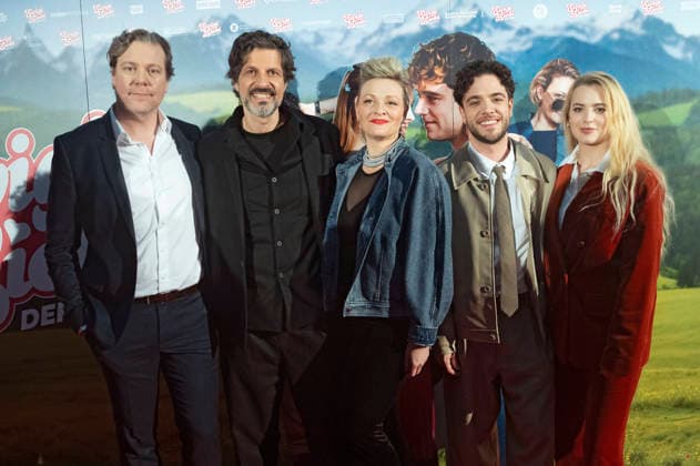 Pierre Monnard, Pasquale Aleardi, Susanne Kunz, Luca Hänni and Elena Flury at the world premiere of the film Ewigi Liebi at the Abaton Zurich, 04 02 2026 Foto:xA.xRaemyx xFuturexImagex liebi_6241