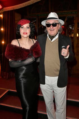 Pauline Stolze and Lo Graf von Blickensdorf at the premiere of the play Klangrazzia 2 0 at the Bar jeder Vernunft Berlin, 04 02 2026 Foto:xM.xBehrensx xFuturexImagex klangrazzia_6214