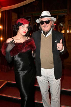 Pauline Stolze and Lo Graf von Blickensdorf at the premiere of the play Klangrazzia 2 0 at the Bar jeder Vernunft Berlin, 04 02 2026 Foto:xM.xBehrensx xFuturexImagex klangrazzia_6215