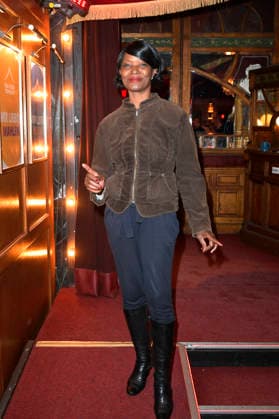Sheri Hagen at the premiere of the play Klangrazzia 2 0 at the Bar jeder Vernunft Berlin, 04 02 2026 Foto:xM.xBehrensx xFuturexImagex klangrazzia_6223