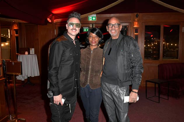 Can Fischer, Sheri Hagen and Pierre Sanoussi Bliss at the premiere of the play Klangrazzia 2 0 at the Bar jeder Vernunft Berlin, 04 02 2026 Foto:xM.xBehrensx xFuturexImagex klangrazzia_6229