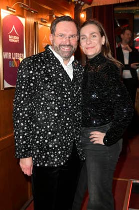 Christian Senger and Nadine Heidenreich at the premiere of the play Klangrazzia 2 0 at the Bar jeder Vernunft Berlin, 04 02 2026 Foto:xM.xBehrensx xFuturexImagex klangrazzia_6238