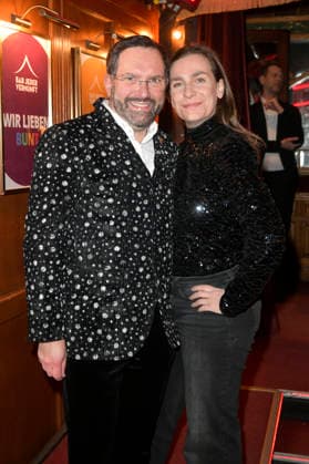 Christian Senger and Nadine Heidenreich at the premiere of the play Klangrazzia 2 0 at the Bar jeder Vernunft Berlin, 04 02 2026 Foto:xM.xBehrensx xFuturexImagex klangrazzia_6239