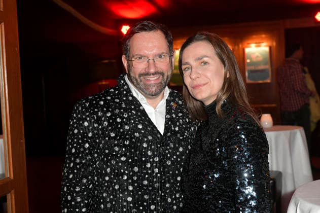 Christian Senger and Nadine Heidenreich at the premiere of the play Klangrazzia 2 0 at the Bar jeder Vernunft Berlin, 04 02 2026 Foto:xM.xBehrensx xFuturexImagex klangrazzia_6241