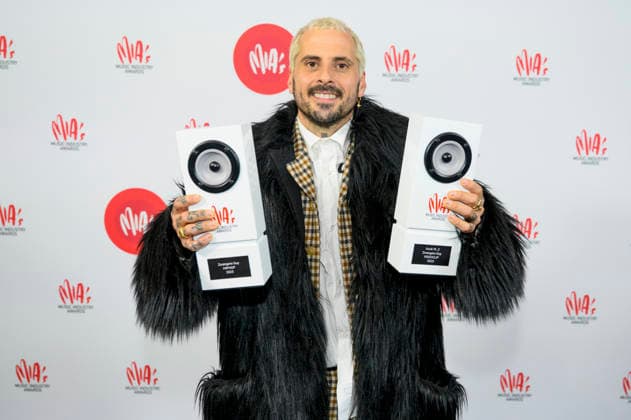 Music Industry Awards - MIA s Brussels, 04 02 2026 : Music Industry Awards - MIA s. Pix: Zwangere Guy . Credit: Peter De Smedt CC . Brussels Belgium  Copyright: xContentxCurationx PeterxDexSmedtx xCCx
