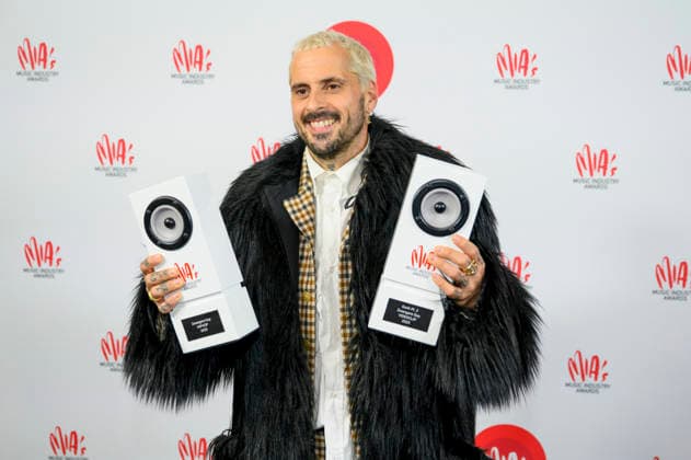 Music Industry Awards - MIA s Brussels, 04 02 2026 : Music Industry Awards - MIA s. Pix: Zwangere Guy . Credit: Peter De Smedt CC . Brussels Belgium  Copyright: xContentxCurationx PeterxDexSmedtx xCCx