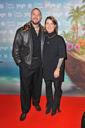 Promis unter Palmen Pia Tillmann and Zico Banach on the occasion of the premiere of the reality format Promis unter Palmen on 04 02 2026 at Cineova Cologne 20260204MWI107383