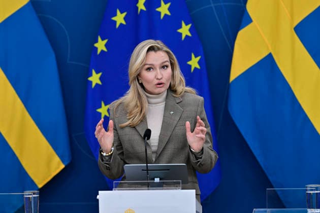 News Bilder des Tages STOCKHOLM, SVERIGE 20260205 Energi- och näringsminister Ebba Busch (KD), under en pressträff pa kärnkraftsomradet. STOCKHOLM SVERIGE x10658x  Copyright: xMagnusxLejhall TTx PRESSTRÄFF OM KÄRNKRAFTSOMRADET jnqCS6Ua5Fw