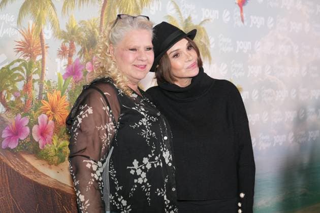 Promis unter Palmen Premiere 2026 Silvia Wollny and Anouschka Renzi at the premiere of the reality format Promis unter Palmen at CINENOVA Koeln on 04 02 2026 Koeln CINENOVA Nordrhein Westfalen