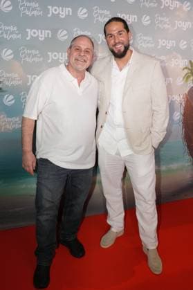 Promis unter Palmen Premiere 2026 Frank Dziwak and Maurice Dziwak at the premiere of the reality format Promis unter Palmen at CINENOVA Koeln on 04 02 2026 Koeln CINENOVA Nordrhein Westfalen