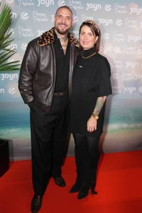 Promis unter Palmen Premiere 2026 Pia Tillmann and Zico Banach at the premiere of the reality format Promis unter Palmen at CINENOVA Koeln on 04 02 2026 Koeln CINENOVA Nordrhein Westfalen
