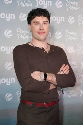 Promis unter Palmen Premiere 2026 David Lovric at the premiere of the reality format Promis unter Palmen at CINENOVA Koeln on 04 02 2026 Koeln CINENOVA Nordrhein Westfalen