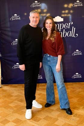 Joachim Llambi and Annika Lau at the photo call for the SemperOperaball 2026 in the Semperoper Dresden, 05 02 2026 Foto:xM.xWehnertx xFuturexImagex semperoper_pk_6201
