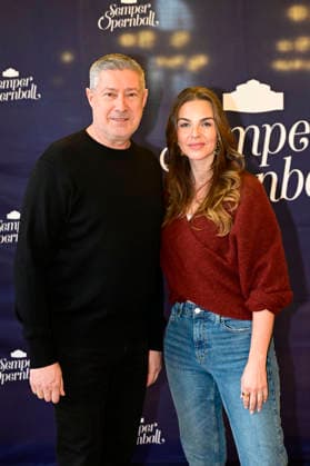 Joachim Llambi and Annika Lau at the photo call for the SemperOperaball 2026 in the Semperoper Dresden, 05 02 2026 Foto:xM.xWehnertx xFuturexImagex semperoper_pk_6202