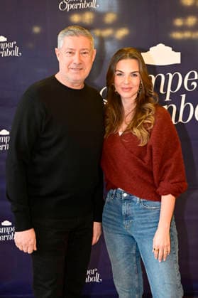 Joachim Llambi and Annika Lau at the photo call for the SemperOperaball 2026 in the Semperoper Dresden, 05 02 2026 Foto:xM.xWehnertx xFuturexImagex semperoper_pk_6203