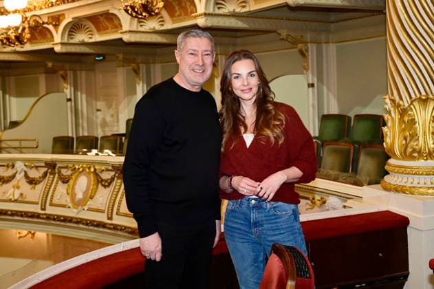 Joachim Llambi and Annika Lau at the photo call for the SemperOperaball 2026 in the Semperoper Dresden, 05 02 2026 Foto:xM.xWehnertx xFuturexImagex semperoper_pk_6215