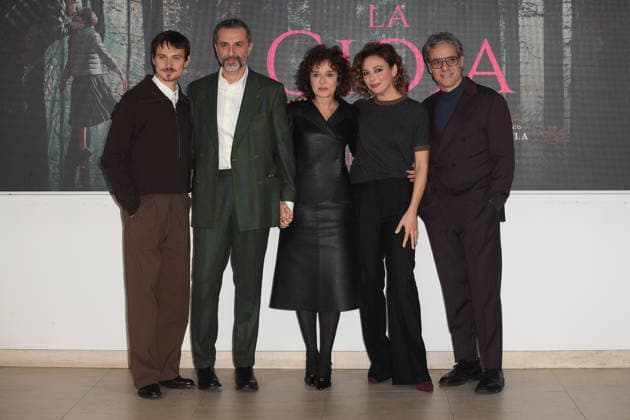 Photocall of the movie -La gioia- Cinema Barberini- Rome, Italy Saul Nanni;Nicolangelo Gelormini;Valeria Golino;Jasmine Trinca;Francesco Colella Photocall of the movie -La gioia- Cinema Barberini- Rome, Italy 5th February 2026 SGPItalia id 134454 Not Exclusive  Copyright: xx