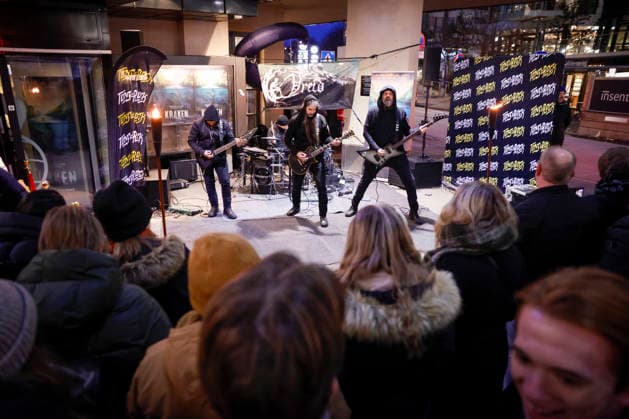 Rod runs for the premiere of Kraken Oslo 20260205 The band Vreid performs for the premiere of the movie Kraken at Colosseum Kino on Thursday afternoon Photo Jonas Been Henriksen NTB Oslo Norway vvivIWvSJJY EDITORIAL USE ONLY Ref ENTvvivIWvSJJY jpg  Copyright: xJonasxBeenxHenriksenx xNTBx
