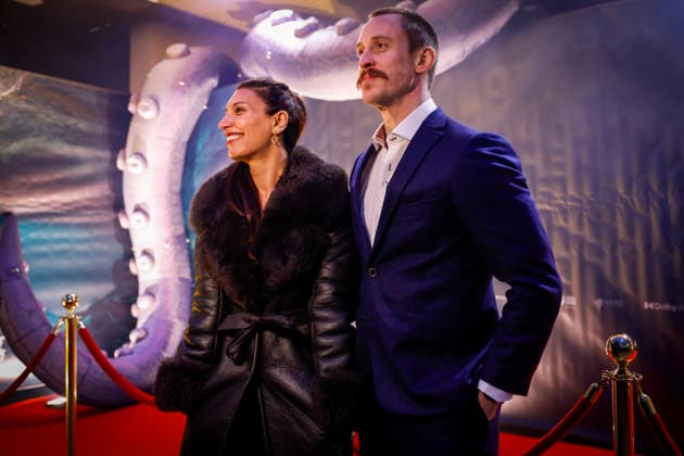 Rode loper for the premiere of Kraken Oslo 20260205 Actors Sara Khorami and Mikkel Bratt Silset arrive at the rode loper for the premiere of the movie Kraken at Colosseum Kino on Thursday Photo Jonas Been Henriksen NTB Oslo Norway 7WQBlBZMUOQ EDITORIAL USE ONLY Ref ENT7WQBlBZMUOQ jpg  Copyright: xJonasxBeenxHenriksenx xNTBx