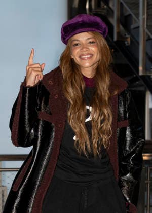 February 5, 2026, New York, New York, USA: LESLIE GRACE visits the Empire State Building on a visit to New York City. 5 February 2026 New York USA - ZUMAa265 20260205_zep_a265_003 Copyright: xEricxAcquayex