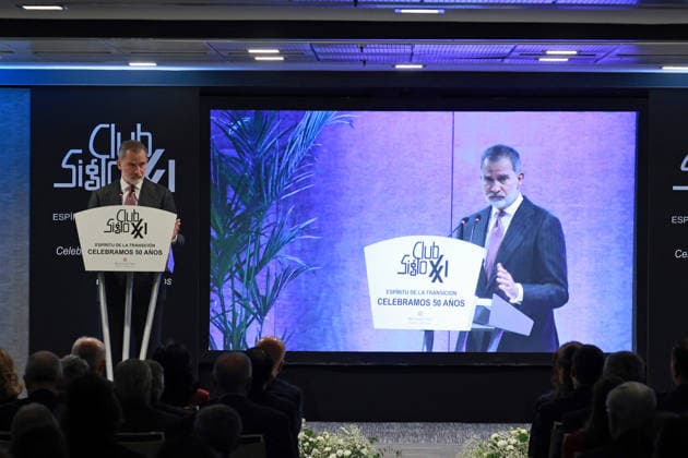 Felipe VI presides over the celebration of the 50th anniversary of the Club Siglo XXI King Felipe VI presides over the celebration of the 50th anniversary of the Club Siglo XXI, on February 5, 2026, in Madrid Spain The Club, founded in 1969, became a reference of the debate during the Transition hosting the famous presentation of Santiago Carrillo, secretary general of the PCE, in 1977 by the Minister of Information and Tourism during the dictatorship, Manuel Fraga GENTE CLUB José Madrid Madrid Spain  Copyright: xJosÃ xRuizx 7268686