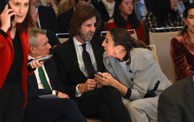 Felipe VI presides over the celebration of the 50th anniversary of the Club Siglo XXI José Luis López el turronero , Juan Jose Padilla and Paz Padilla during the celebration of the 50th anniversary of the Club Siglo XXI, on February 5, 2026, in Madrid Spain The Club, founded in 1969 became a reference of the debate during the Transition hosting the famous presentation of Santiago Carrillo, secretary general of the PCE, in 1977 by the Minister of Information and Tourism during the dictatorship, Manuel Fraga Felipe VI presides over the celebration of the 50th anniversary of the Club Siglo XXI GENTE CLUB José Madrid Madrid Espana  Copyright: xJosÃ xRuizx 7268701