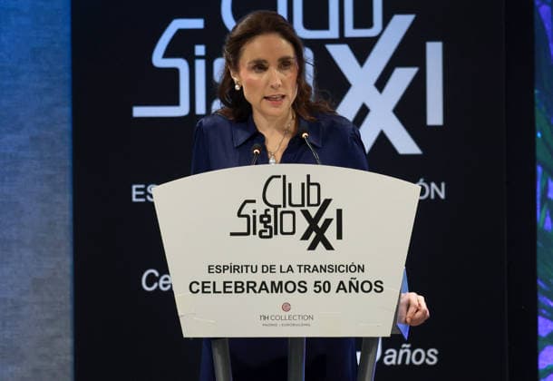 Felipe VI presides over the celebration of the 50th anniversary of Club Siglo XXI Paloma Segrelles during the celebration of the 50th anniversary of Club Siglo XXI, on February 5, 2026, in Madrid Spain The Club, founded in 1969 became a reference of the debate during the Transition hosting the famous presentation of Santiago Carrillo, secretary general of the PCE, in 1977 by the Minister of Information and Tourism during the dictatorship, Manuel Fraga Felipe VI presides over the celebration of the 50th anniversary of Club Siglo XXI GENTE CLUB José Madrid Madrid Madrid Espana  Copyright: xJosÃ xRuizx 7268712
