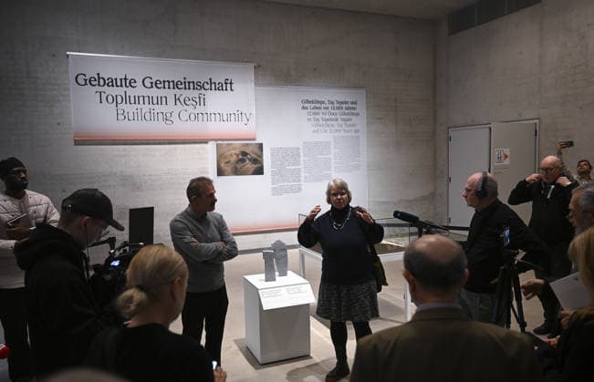 Gobeklitepe exhibition to open in Germany BERLIN, GERMANY - FEBRUARY 5: Gobeklitepe, known as the world’s oldest settlement and listed as a UNESCO World Heritage site, and the surrounding Tas Tepeler region are to be introduced with 93 selected artifacts in an exhibition in Germany, presenting the artistic expressions of early settled communities from birth and daily life to death across eight thematic sections, ahead of its opening in Berlin, Germany, on February 5, 2026. Halil Sagirkaya Anadolu Berlin Germany. Editorial use only. Please get in touch for any other usage.  Copyright: x2026xAnadoluxHalilxSagirkayax