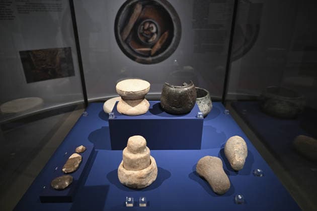 Gobeklitepe exhibition to open in Germany BERLIN, GERMANY - FEBRUARY 5: Gobeklitepe, known as the world’s oldest settlement and listed as a UNESCO World Heritage site, and the surrounding Tas Tepeler region are to be introduced with 93 selected artifacts in an exhibition in Germany, presenting the artistic expressions of early settled communities from birth and daily life to death across eight thematic sections, ahead of its opening in Berlin, Germany, on February 5, 2026. Halil Sagirkaya Anadolu Berlin Germany. Editorial use only. Please get in touch for any other usage.  Copyright: x2026xAnadoluxHalilxSagirkayax