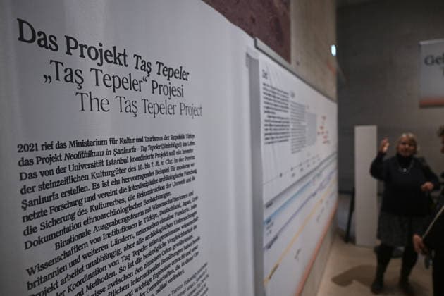 Gobeklitepe exhibition to open in Germany BERLIN, GERMANY - FEBRUARY 5: Gobeklitepe, known as the world’s oldest settlement and listed as a UNESCO World Heritage site, and the surrounding Tas Tepeler region are to be introduced with 93 selected artifacts in an exhibition in Germany, presenting the artistic expressions of early settled communities from birth and daily life to death across eight thematic sections, ahead of its opening in Berlin, Germany, on February 5, 2026. Halil Sagirkaya Anadolu Berlin Germany. Editorial use only. Please get in touch for any other usage.  Copyright: x2026xAnadoluxHalilxSagirkayax