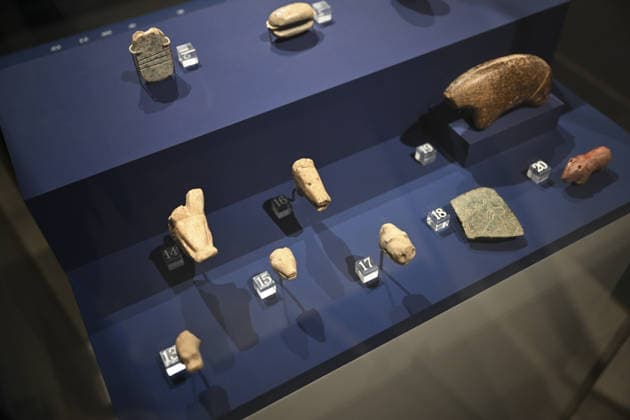Gobeklitepe exhibition to open in Germany BERLIN, GERMANY - FEBRUARY 5: Gobeklitepe, known as the world’s oldest settlement and listed as a UNESCO World Heritage site, and the surrounding Tas Tepeler region are to be introduced with 93 selected artifacts in an exhibition in Germany, presenting the artistic expressions of early settled communities from birth and daily life to death across eight thematic sections, ahead of its opening in Berlin, Germany, on February 5, 2026. Halil Sagirkaya Anadolu Berlin Germany. Editorial use only. Please get in touch for any other usage.  Copyright: x2026xAnadoluxHalilxSagirkayax