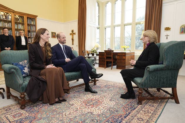 The Prince and Princess of Wales attend an audience with the Archbishop of Canterbury The Prince and Princess of Wales attend an audience with the Archbishop of Canterbury, Dame Sarah Mullally, in the Archbishop s study at Lambeth Palace, London, UK, on the 5th February 2026. Picture by Aaron Chown WPA-Pool London Lambeth Palace London United Kingdom  WHA-0807