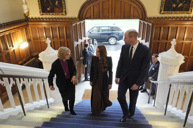 The Prince and Princess of Wales attend an audience with the Archbishop of Canterbury The Prince and Princess of Wales attend an audience with the Archbishop of Canterbury, Dame Sarah Mullally, in the Archbishop s study at Lambeth Palace, London, UK, on the 5th February 2026. Picture by Aaron Chown WPA-Pool London Lambeth Palace London United Kingdom  WHA-0807