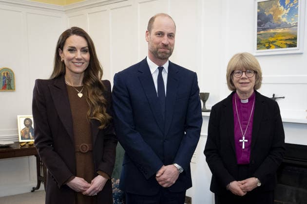 The Prince and Princess of Wales attend an audience with the Archbishop of Canterbury The Prince and Princess of Wales attend an audience with the Archbishop of Canterbury, Dame Sarah Mullally, in the Archbishop s study at Lambeth Palace, London, UK, on the 5th February 2026. Picture by Aaron Chown WPA-Pool London Lambeth Palace London United Kingdom  WHA-0807