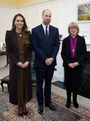 The Prince and Princess of Wales attend an audience with the Archbishop of Canterbury The Prince and Princess of Wales attend an audience with the Archbishop of Canterbury, Dame Sarah Mullally, in the Archbishop s study at Lambeth Palace, London, UK, on the 5th February 2026. Picture by Aaron Chown WPA-Pool London Lambeth Palace London United Kingdom  WHA-0807