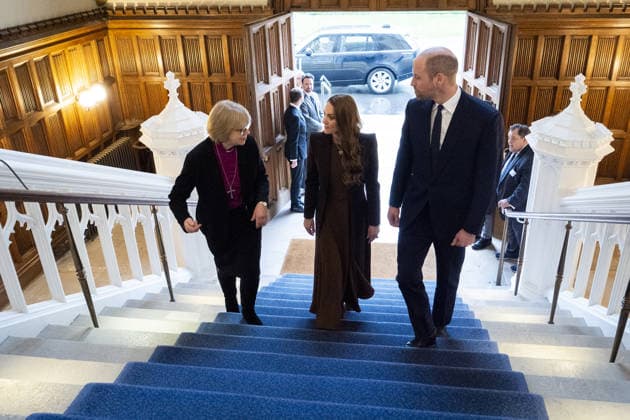 The Prince and Princess of Wales attend an audience with the Archbishop of Canterbury The Prince and Princess of Wales attend an audience with the Archbishop of Canterbury, Dame Sarah Mullally, in the Archbishop s study at Lambeth Palace, London, UK, on the 5th February 2026. Picture by Aaron Chown WPA-Pool London Lambeth Palace London United Kingdom  WHA-0807
