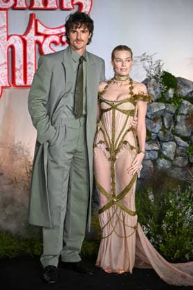 Celebrities attend the UK premiere of Wuthering Heights at Odeon Luxe Leicester Square, London Featuring: Jacob Elordi, Margot Robbie Where: London, United Kingdom When: 05 Feb 2026 Credit: Cover Images EDITORIAL USE ONLY. NOT FOR USE BY NEWSPAPERS BASED IN THE UK. Copyright: xx coverimg55441086