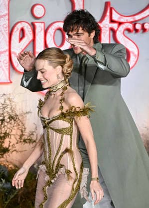 Celebrities attend the UK premiere of Wuthering Heights at Odeon Luxe Leicester Square, London Featuring: Jacob Elordi, Margot Robbie Where: London, United Kingdom When: 05 Feb 2026 Credit: Cover Images EDITORIAL USE ONLY. NOT FOR USE BY NEWSPAPERS BASED IN THE UK. Copyright: xx coverimg55441093