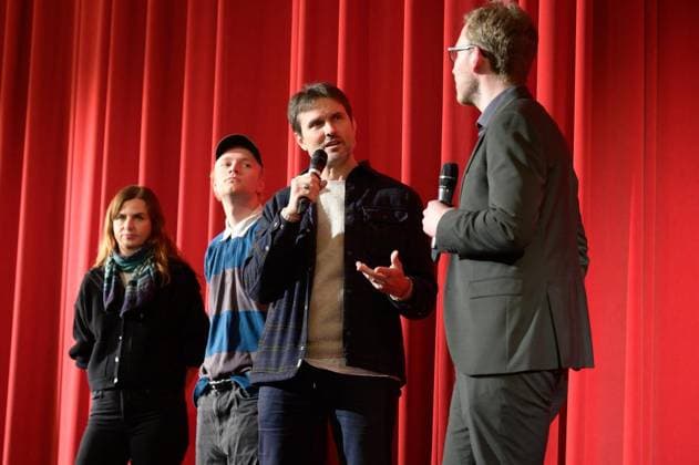 Essen Film Ach, diese Lücke at the Lichtburg FOR EDITORIAL PURPOSES ONLY EDITORIAL USE ONLY p Janine Jackowski producer , Bruno Alexander lead actor , Simon Verhoeven director and Oliver Flothkötter Lichtburg, v l n r before the screening of the film Ach, diese Lücke on Thursday, February 5, 2026, at the Lichtburg in Essen Copyright UwexErnst Copyright: UwexErnst doc84g5t0ozs791ebw61vor ,EDITORIAL USE ONLY Copyright: UwexErnst