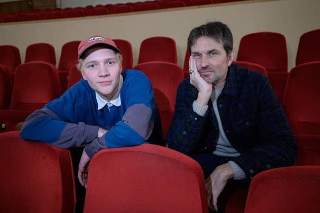 Essen Film Ach, diese Lücke at the Lichtburg FOR EDITORIAL PURPOSES ONLY EDITORIAL USE ONLY p Director Simon Verhoeven r and lead actor Bruno Alexander before the screening of the film Ach, diese Lücke on Thursday, February 5, 2026, at the Lichtburg in Essen Copyright UwexErnst Copyright: UwexErnst doc84g5sztttuu1b82s3voo ,EDITORIAL USE ONLY Copyright: UwexErnst
