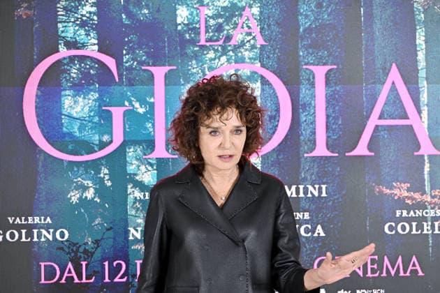 Photocall of the film La Gioia February 5, 2026, Rome. Presentation of the film La Gioia. Pictured: Valeria Golino, Credit:Maria Laura Antonelli Avalon Italy., Rome  Copyright: xMariaxLauraxAntonellix xAvalonx 1072312715
