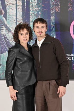 Photocall of the film La Gioia February 5, 2026, Rome. Presentation of the film La Gioia. Pictured: Valeria Golino, Saul Nanni, Credit:Maria Laura Antonelli Avalon Italy., Rome  Copyright: xMariaxLauraxAntonellix xAvalonx 1072312928