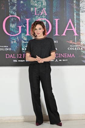 Photocall of the film La Gioia February 5, 2026, Rome. Presentation of the film La Gioia. Pictured: Jasmine Trinca, Credit:Maria Laura Antonelli Avalon Italy., Rome  Copyright: xMariaxLauraxAntonellix xAvalonx 1072313189