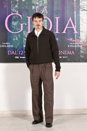 Photocall of the film La Gioia February 5, 2026, Rome. Presentation of the film La Gioia. Pictured: Saul Nanni, Credit:Maria Laura Antonelli Avalon Italy., Rome  Copyright: xMariaxLauraxAntonellix xAvalonx 1072313564