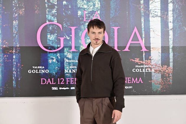 Photocall of the film La Gioia February 5, 2026, Rome. Presentation of the film La Gioia. Pictured: Saul Nanni, Credit:Maria Laura Antonelli Avalon Italy., Rome  Copyright: xMariaxLauraxAntonellix xAvalonx 1072313591