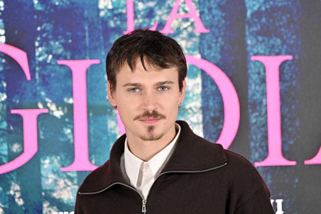 Photocall of the film La Gioia February 5, 2026, Rome. Presentation of the film La Gioia. Pictured: Saul Nanni, Credit:Maria Laura Antonelli Avalon Italy., Rome  Copyright: xMariaxLauraxAntonellix xAvalonx 1072313615