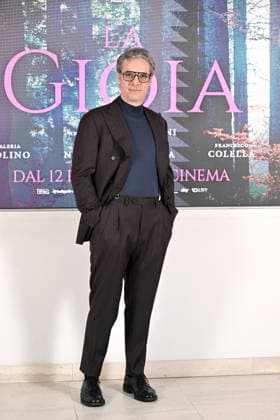 Photocall of the film La Gioia February 5, 2026, Rome. Presentation of the film La Gioia. Pictured: Francesco Colella, Credit:Maria Laura Antonelli Avalon Italy., Rome  Copyright: xMariaxLauraxAntonellix xAvalonx 1072313833