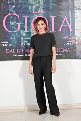 Photocall of the film La Gioia February 5, 2026, Rome. Presentation of the film La Gioia. Pictured: Jasmine Trinca, Credit:Maria Laura Antonelli Avalon Italy., Rome  Copyright: xMariaxLauraxAntonellix xAvalonx 1072313994